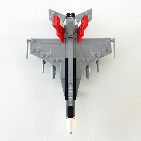 F/18 Red Devils Aircraft Military Klemmbausteine - LesDiy - Klemmbausteine