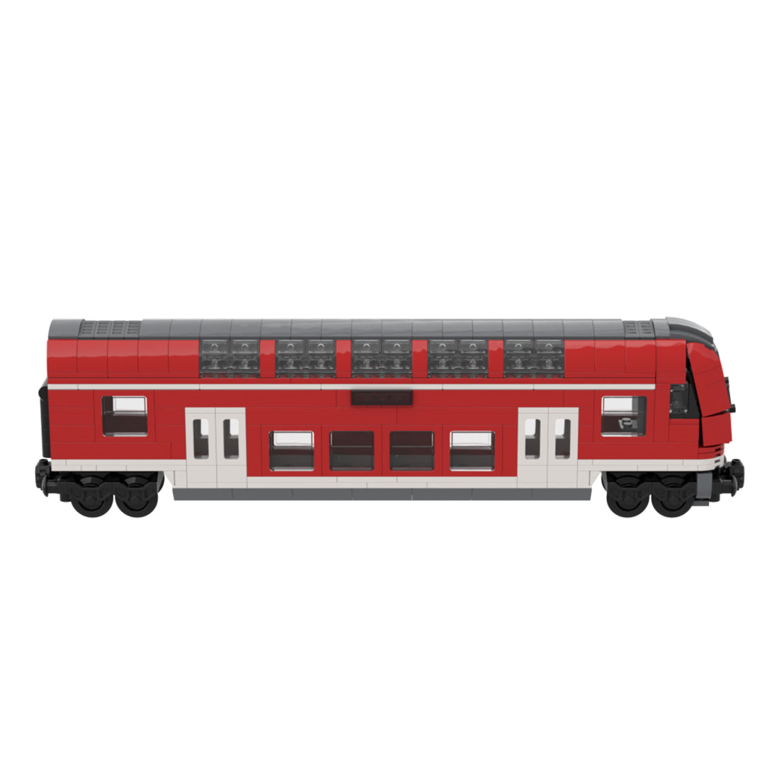 DB Doppeldecker-Steuerwagen Klemmbausteine