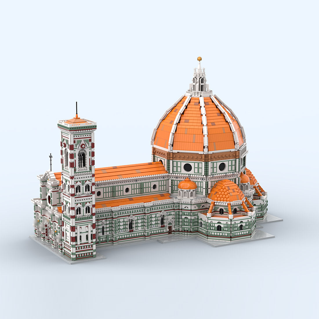 MOC-276083 Kathedrale von Florenz & Giottos Campanile Klemmbausteine