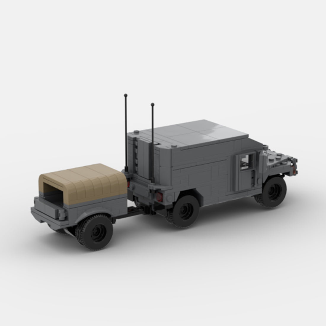 Urbaner HUMVEE 11 Militärfahrzeug Klemmbausteine