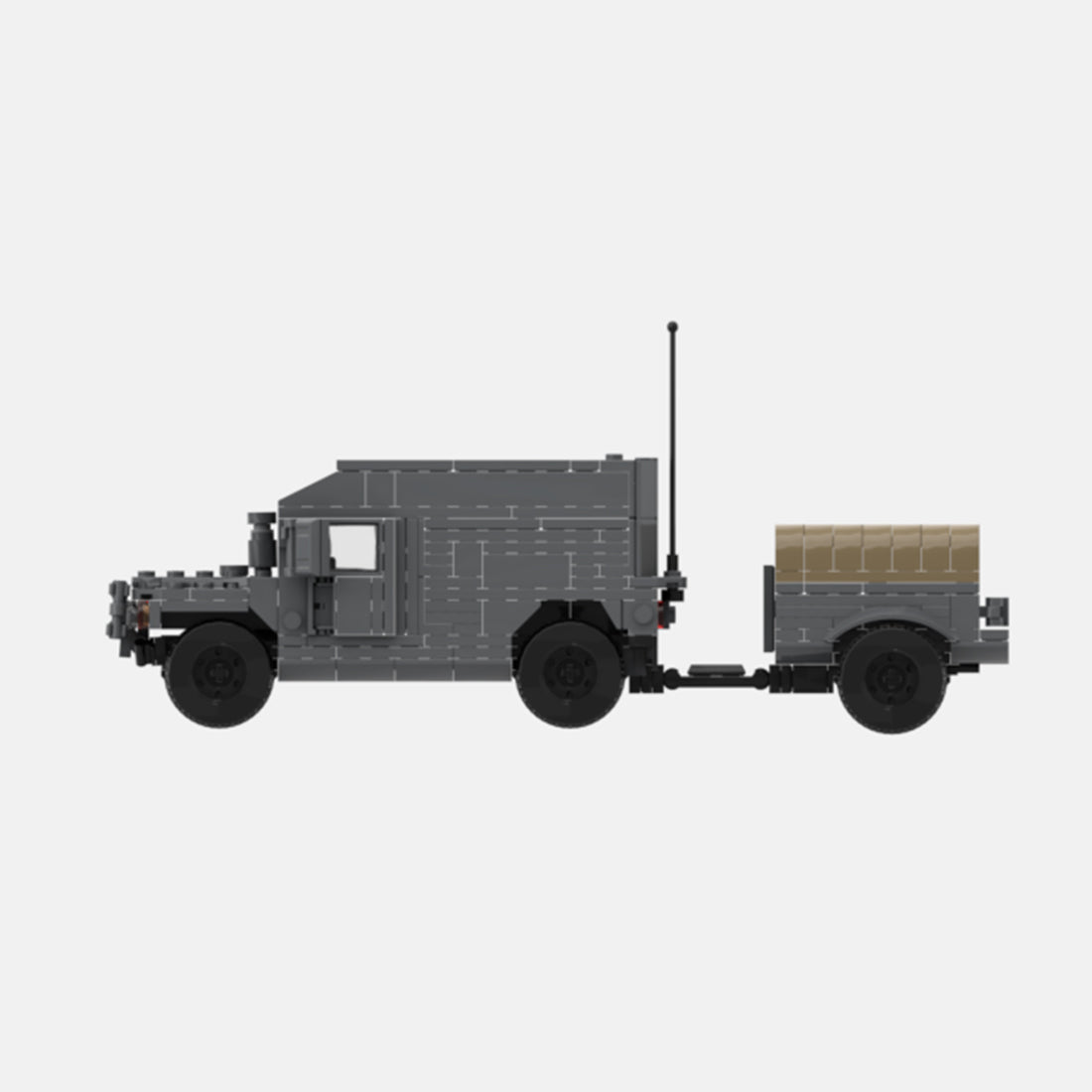 Urbaner HUMVEE 11 Militärfahrzeug Klemmbausteine