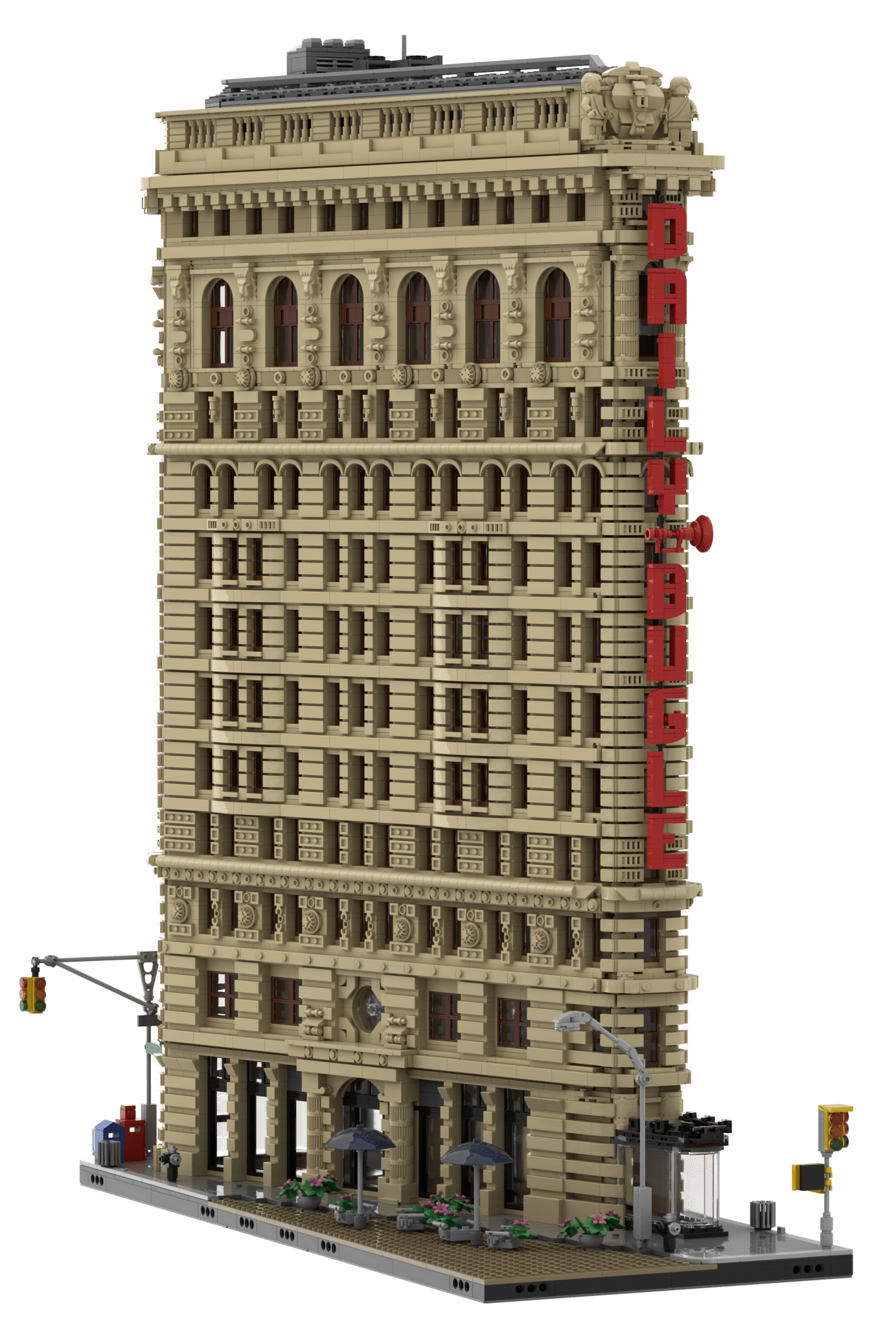 Flatiron Building Klemmbausteine - LesDiy - Klemmbausteine