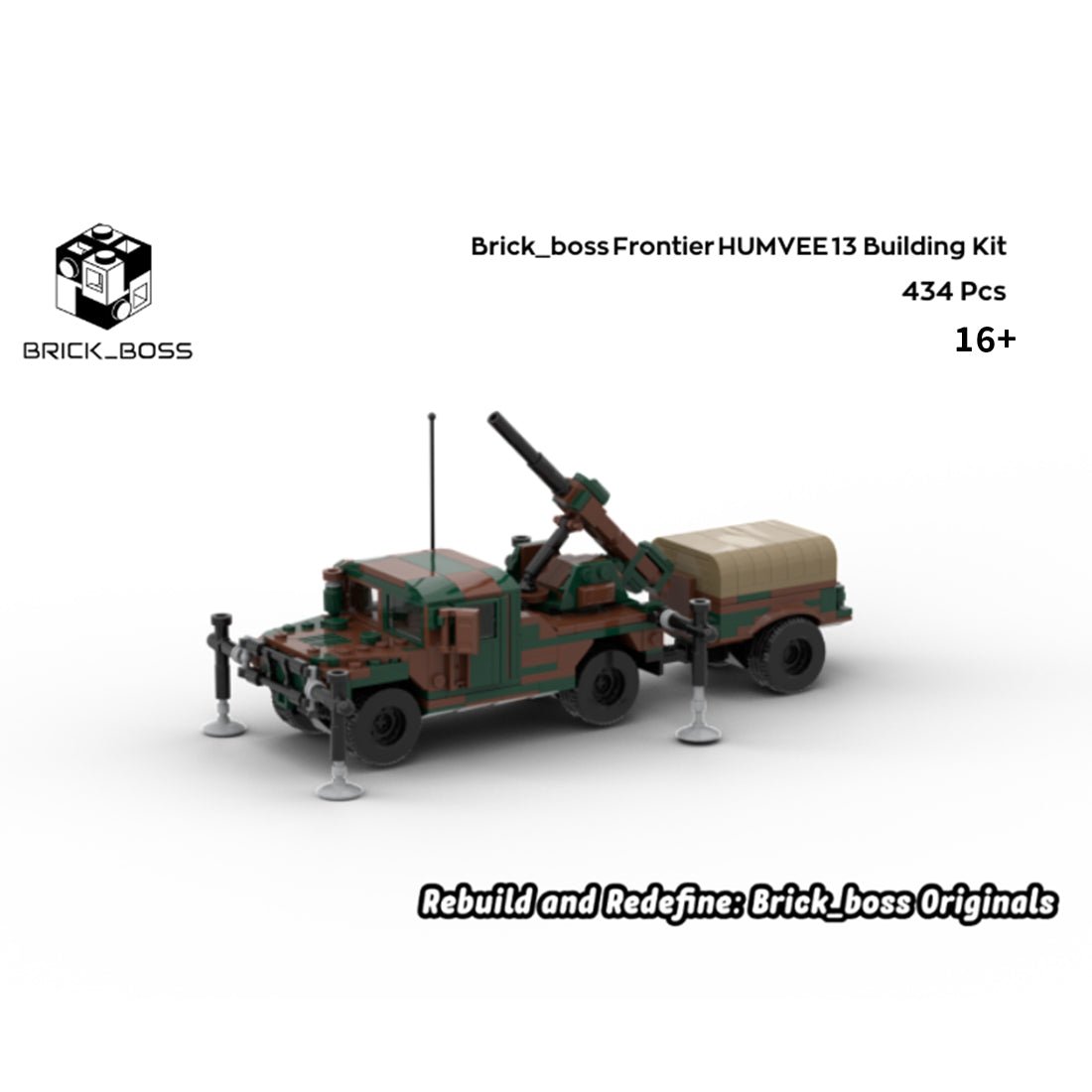 Frontier Humvee 13 Klemmbausteine-LesDiy-Klemmbausteine