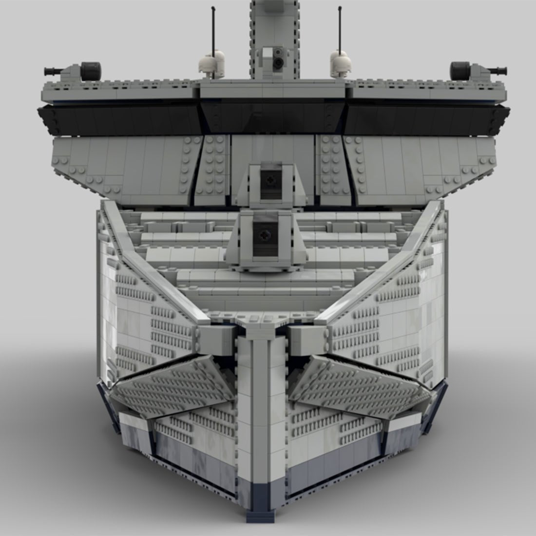 Futuristisches Mehrzweckfahrzeug Marineschiff Militär klemmbausteine - LesDiy - Klemmbausteine