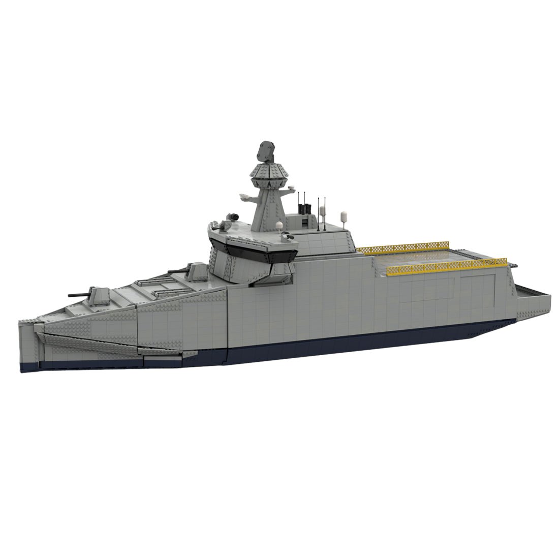 Futuristisches Mehrzweckfahrzeug Marineschiff Militär klemmbausteine - LesDiy - Klemmbausteine