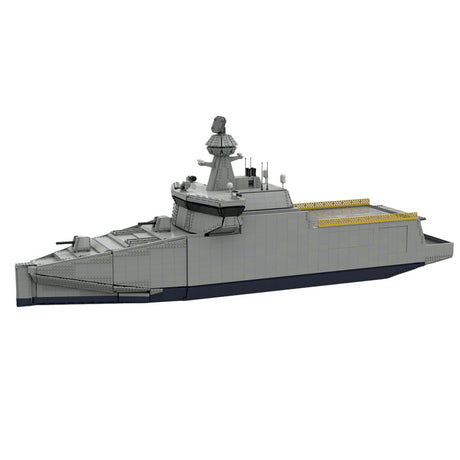 Futuristisches Mehrzweckfahrzeug Marineschiff Militär klemmbausteine - LesDiy - Klemmbausteine