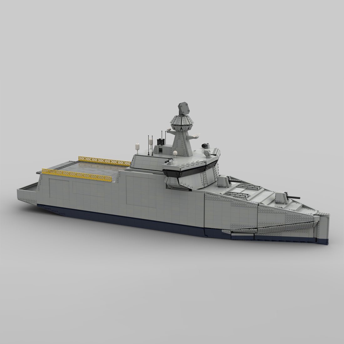 Futuristisches Mehrzweckfahrzeug Marineschiff Militär klemmbausteine - LesDiy - Klemmbausteine