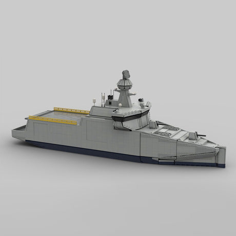 Futuristisches Mehrzweckfahrzeug Marineschiff Militär klemmbausteine - LesDiy - Klemmbausteine