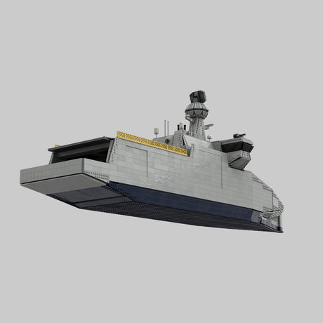 Futuristisches Mehrzweckfahrzeug Marineschiff Militär klemmbausteine - LesDiy - Klemmbausteine