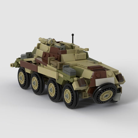 German Sd.Kfz. 234/3 Tank Klemmbausteine - LesDiy - Klemmbausteine