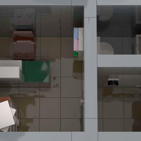 Germany Modern Railway Station Klemmbausteine - LesDiyproduct_type##