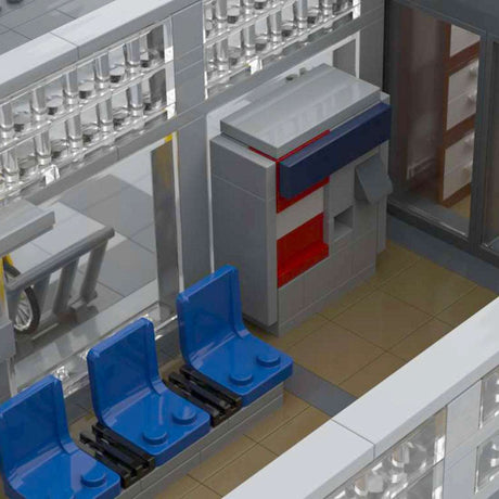 Germany Modern Railway Station Klemmbausteine - LesDiyproduct_type##