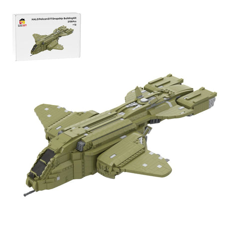 HALO Pelican D.77 Dropship Klemmbausteine - LesDiy - Klemmbausteine