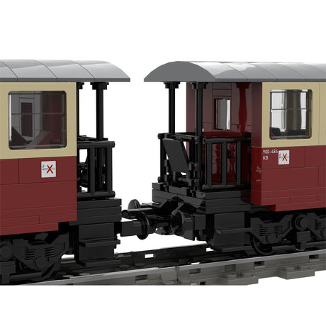 Harzer Schmalspurbahnen Coaches Klemmbausteine - LesDiy - Klemmbausteine