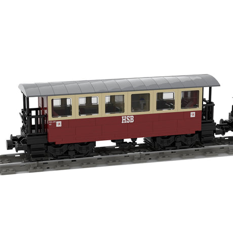 Harzer Schmalspurbahnen Coaches Klemmbausteine - LesDiy - Klemmbausteine