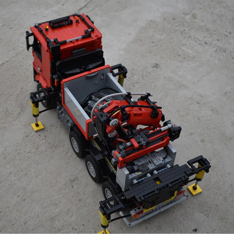 Heavy - Duty Hydraulic Crane Klemmbausteine - LesDiy - Klemmbausteine