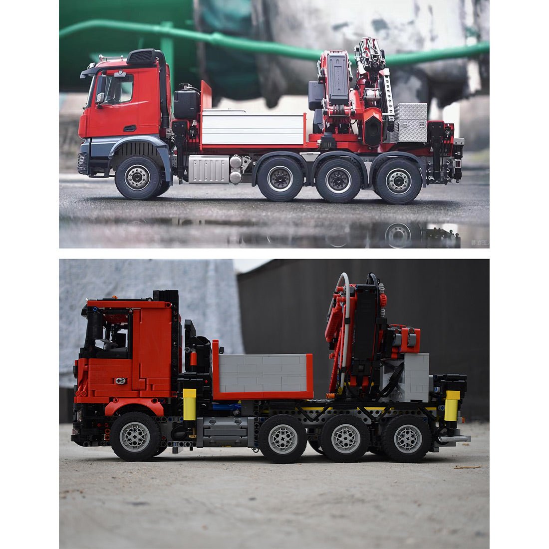 Heavy - Duty Hydraulic Crane Klemmbausteine - LesDiy - Klemmbausteine