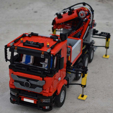 Heavy - Duty Hydraulic Crane Klemmbausteine - LesDiy - Klemmbausteine