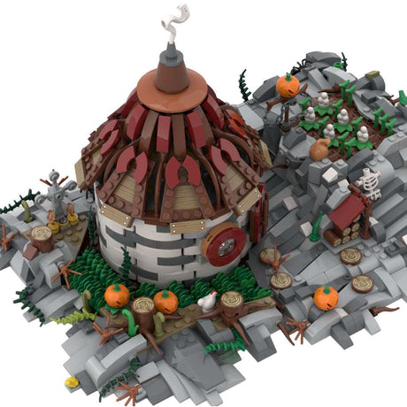 Hexenhäuschen Teil A Modell Klemmbausteine - LesDiy - Klemmbausteine