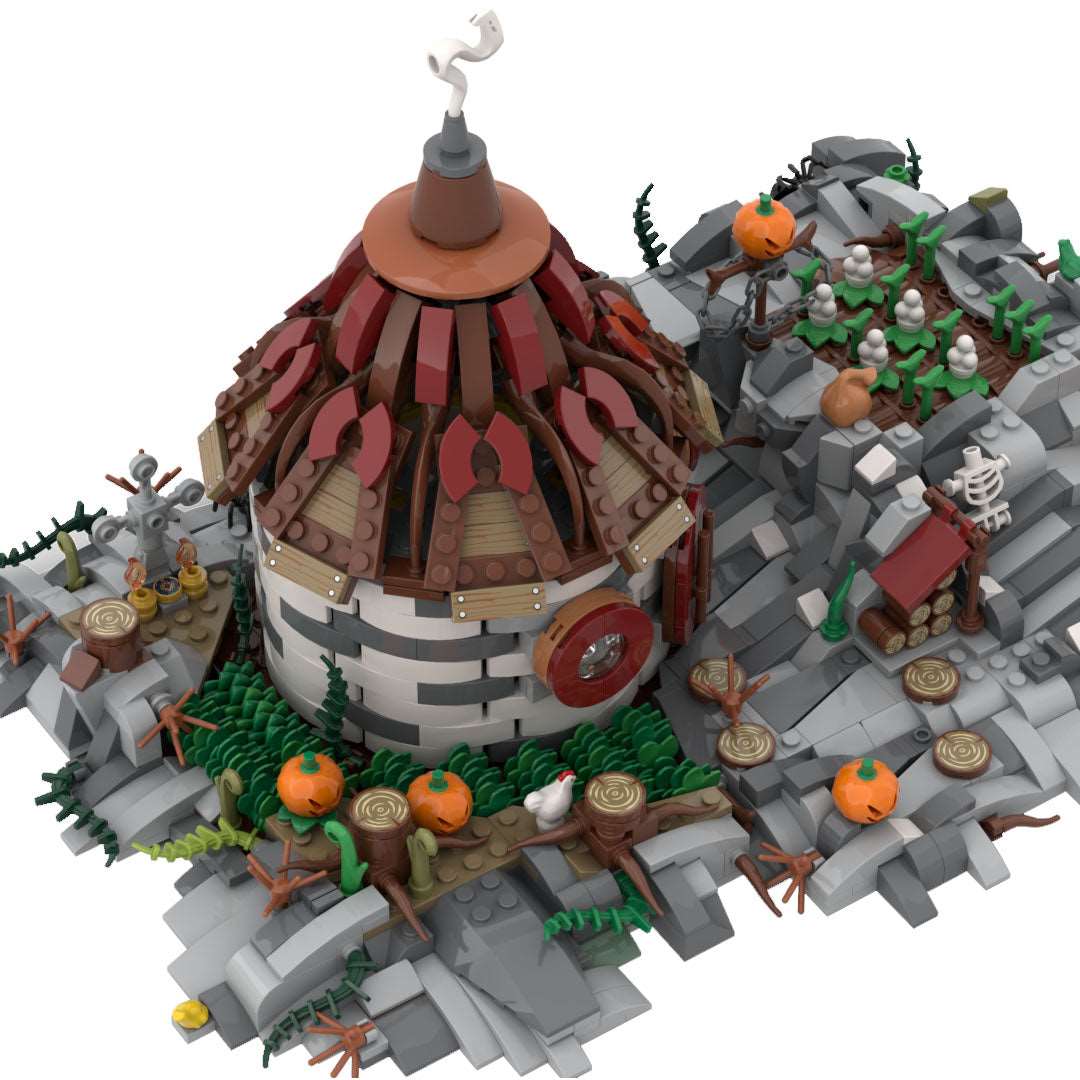 Hexenhäuschen Teil A Modell Klemmbausteine - LesDiy - Klemmbausteine