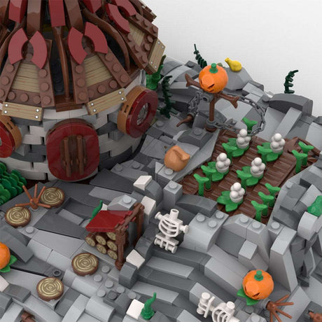 Hexenhäuschen Teil A Modell Klemmbausteine - LesDiy - Klemmbausteine