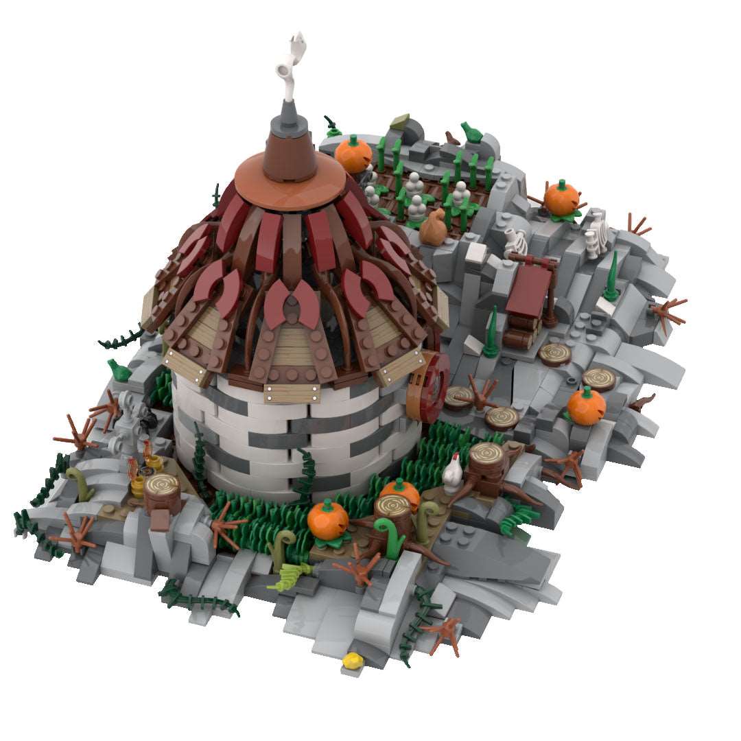 Hexenhäuschen Teil A Modell Klemmbausteine - LesDiy - Klemmbausteine