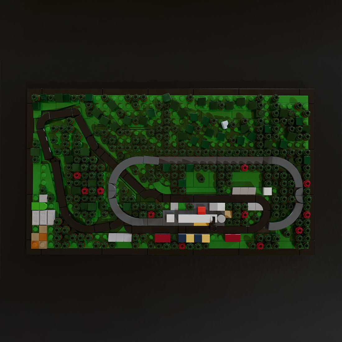 Historic Italian Street Scene Grand Prix Race Track Klemmbausteine - LesDiy - Klemmbausteine