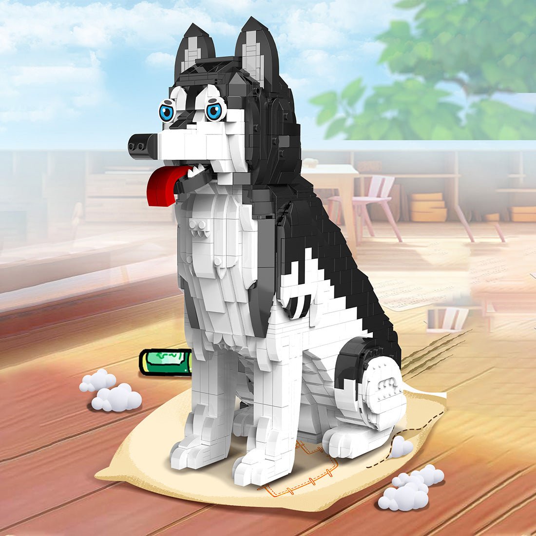 Huskies Klemmbausteine - LesDiy - Klemmbausteine