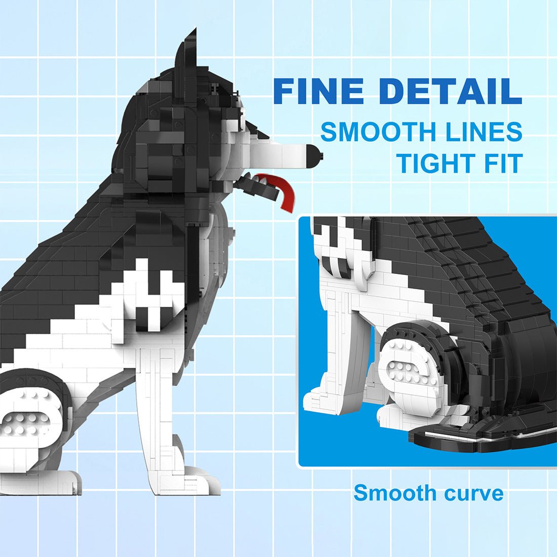 Huskies Klemmbausteine - LesDiy - Klemmbausteine