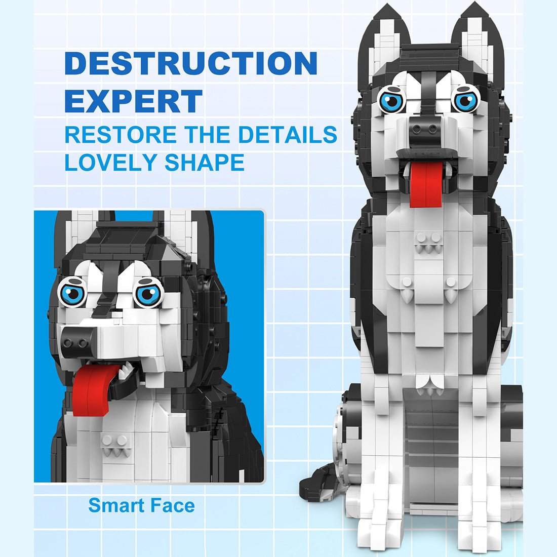 Huskies Klemmbausteine - LesDiy - Klemmbausteine