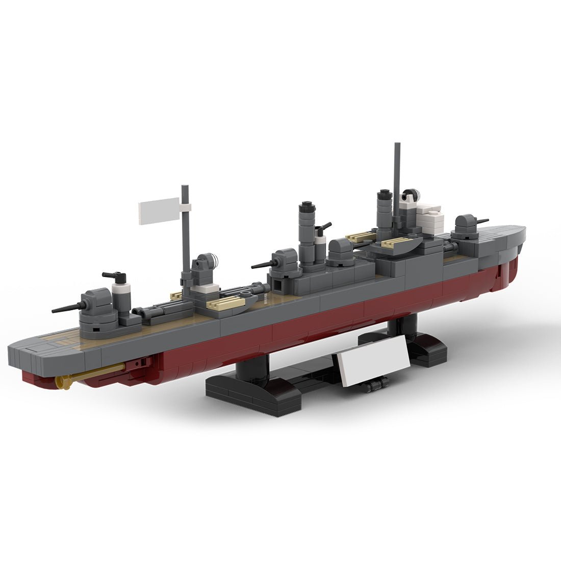 IJN - Minekaze im Maßstab 1:300 Klemmbausteine - LesDiy - Klemmbausteine