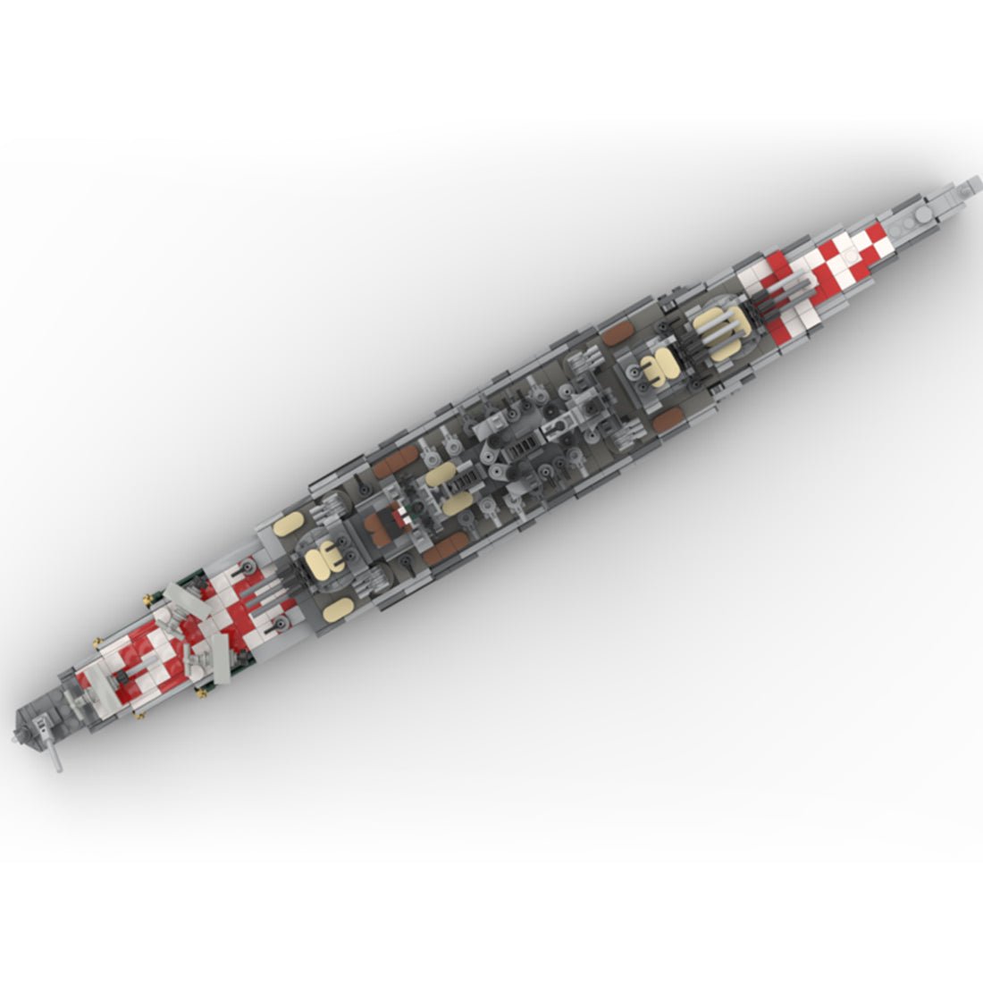 Italian battleship Littorio Klemmbausteine - LesDiy - Klemmbausteine