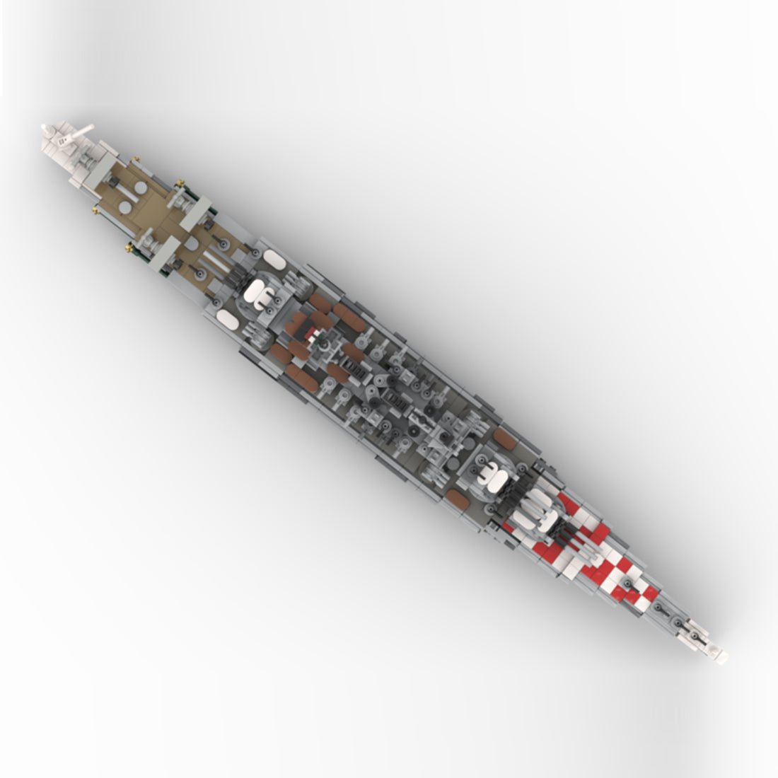 Italian battleship ROMA Klemmbausteine - LesDiy - Klemmbausteine