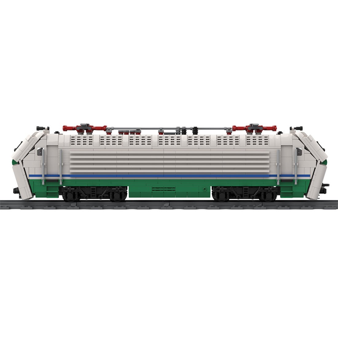 Italian E402B Locomotive Train Klemmbausteine - LesDiy - Klemmbausteine