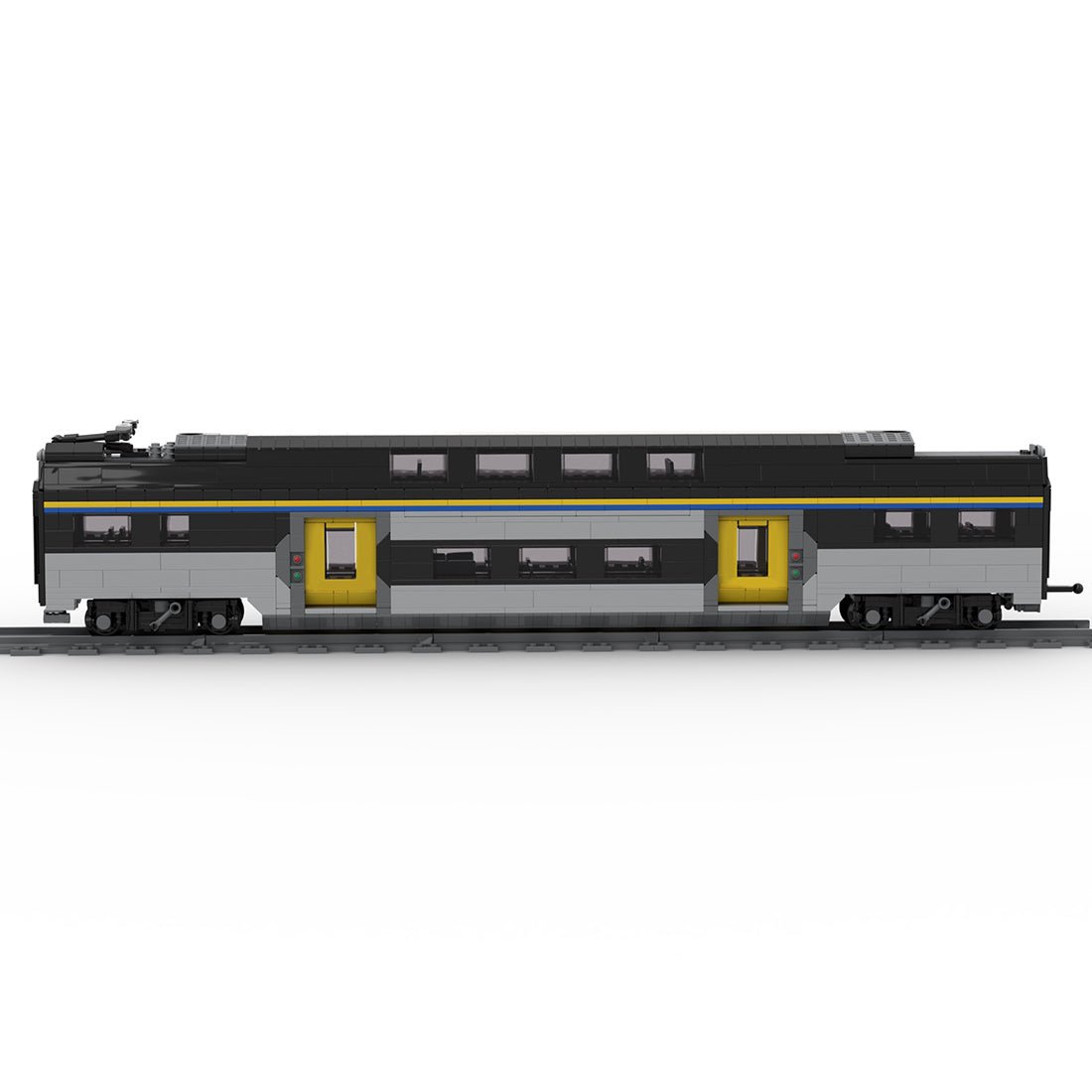 Italian ETR521 "Rock" high - speed train passenger carriage Klemmbausteine - LesDiy - Klemmbausteine