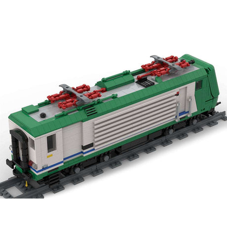 Italien E464 Lokomotivenzug Klemmbausteine - LesDiy - Klemmbausteine