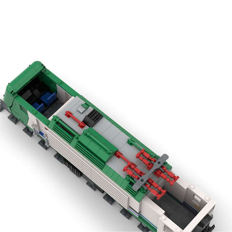 Italien E464 Lokomotivenzug Klemmbausteine - LesDiy - Klemmbausteine