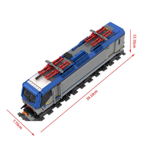 Italy Class Commuter Locomotive Klemmbausteine - LesDiy - Klemmbausteine