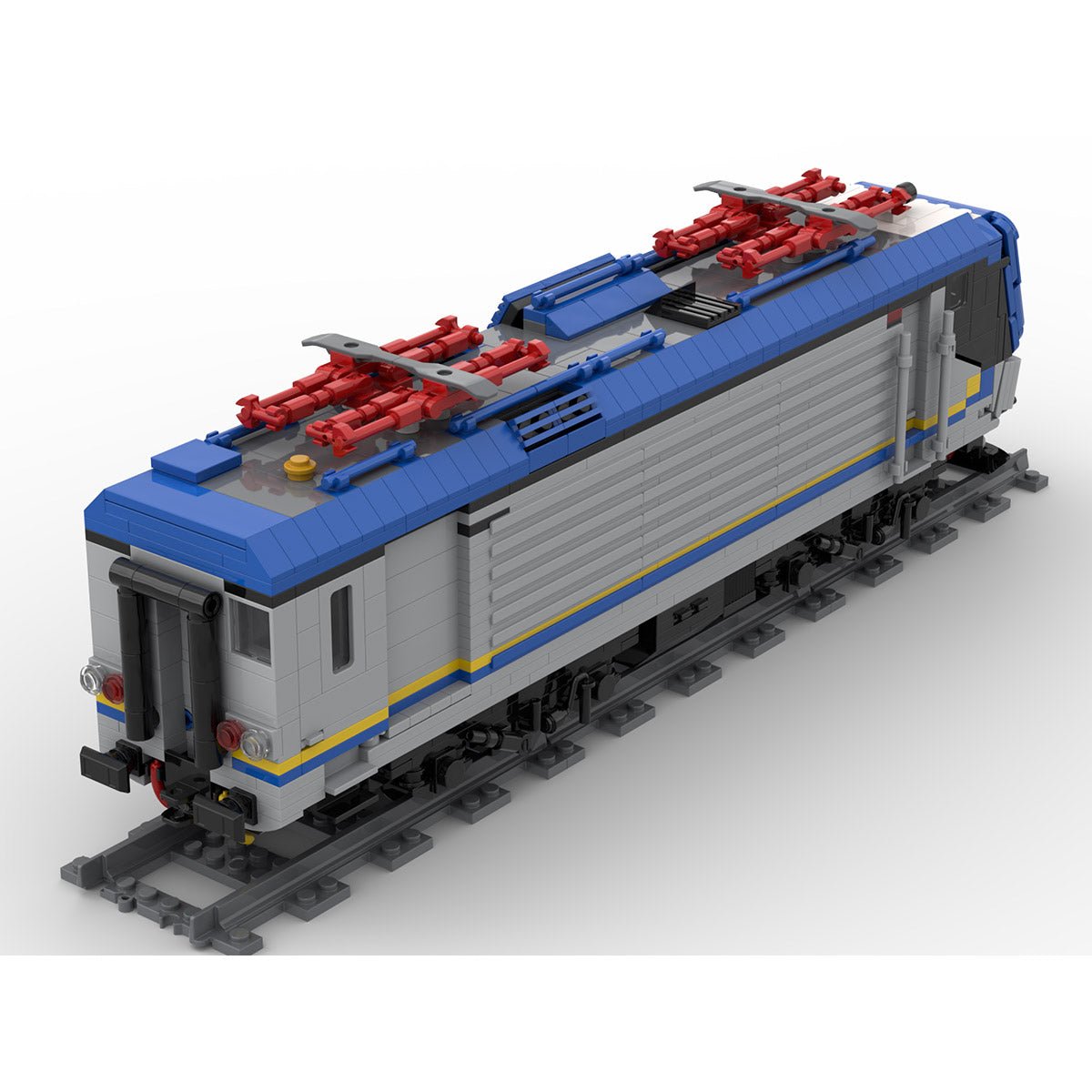 Italy Class Commuter Locomotive Klemmbausteine - LesDiy - Klemmbausteine