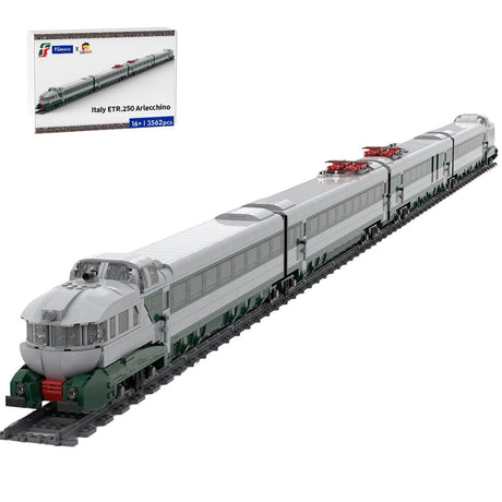 Italy ETR.250 Arlecchino Klemmbausteine - LesDiy - Klemmbausteine