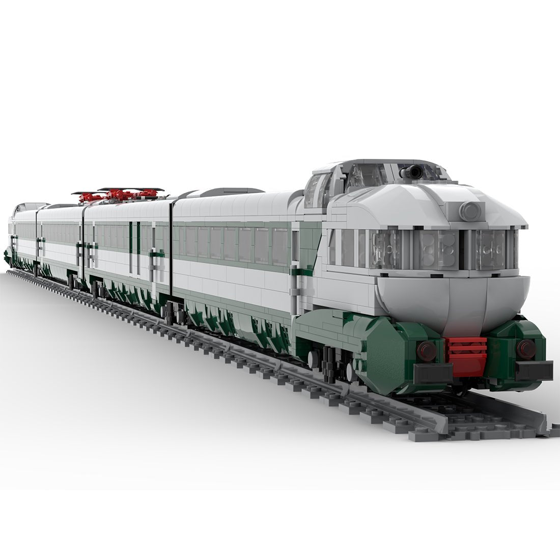 Italy ETR.250 Arlecchino Klemmbausteine - LesDiy - Klemmbausteine