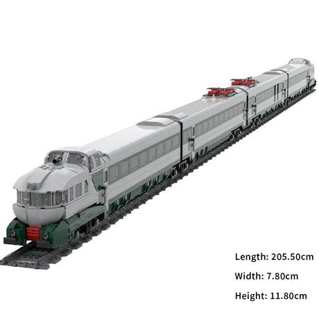 Italy ETR.250 Arlecchino Klemmbausteine - LesDiy - Klemmbausteine