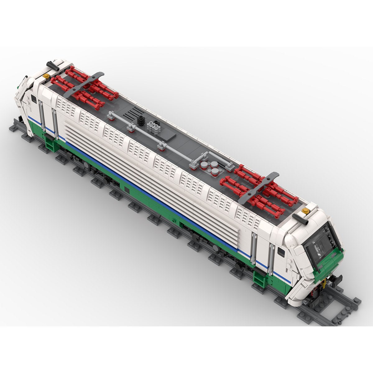 Italy State Railway Class Locomotive Klemmbausteine (Static/1457PCS) - LesDiy - Klemmbausteine