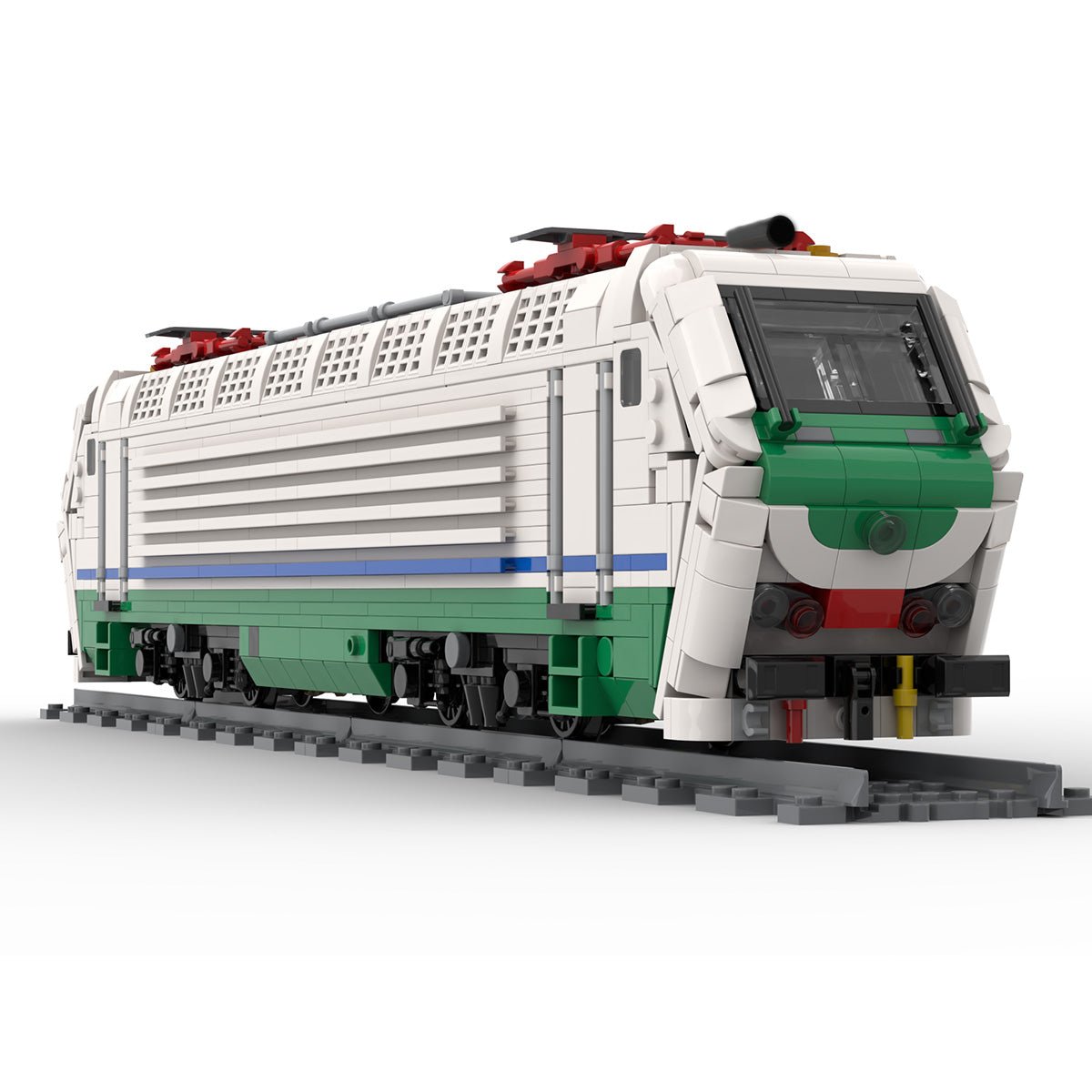 Italy State Railway Class Locomotive Klemmbausteine (Static/1457PCS) - LesDiy - Klemmbausteine