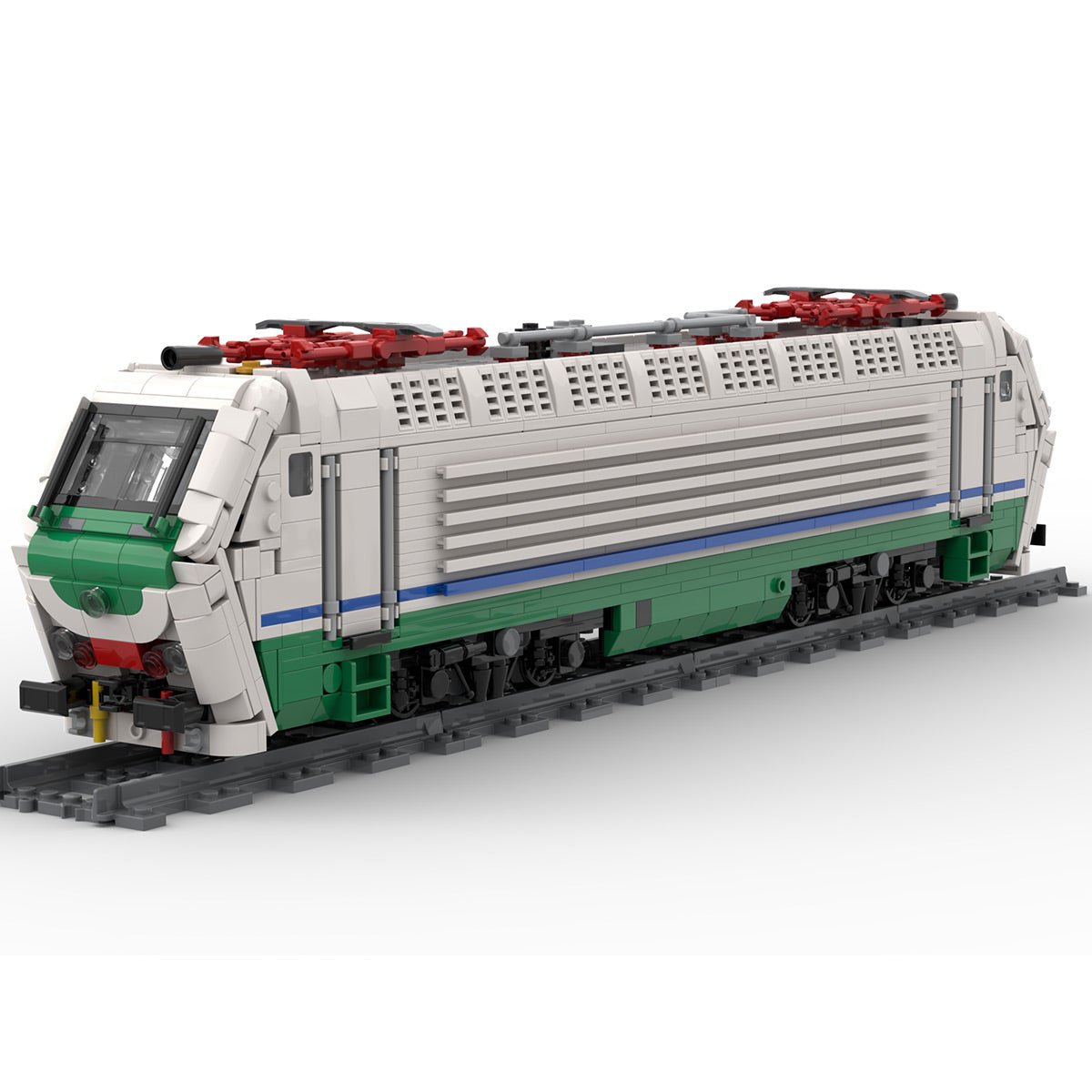 Italy State Railway Class Locomotive Klemmbausteine (Static/1457PCS) - LesDiy - Klemmbausteine