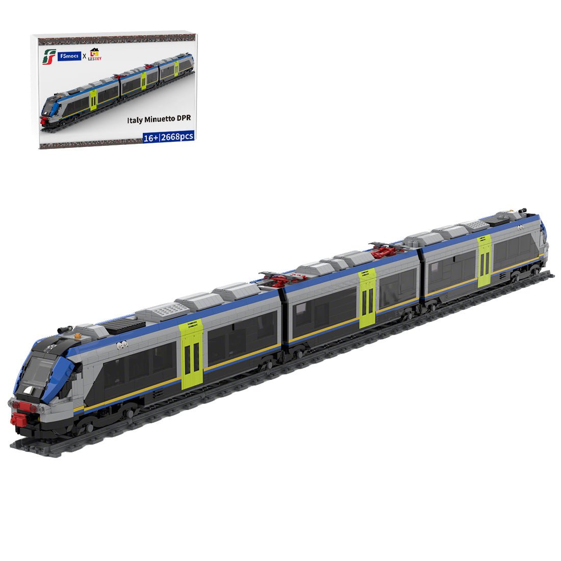 Italy Trianset Minuetto DPR Klemmbausteine - LesDiy - Klemmbausteine