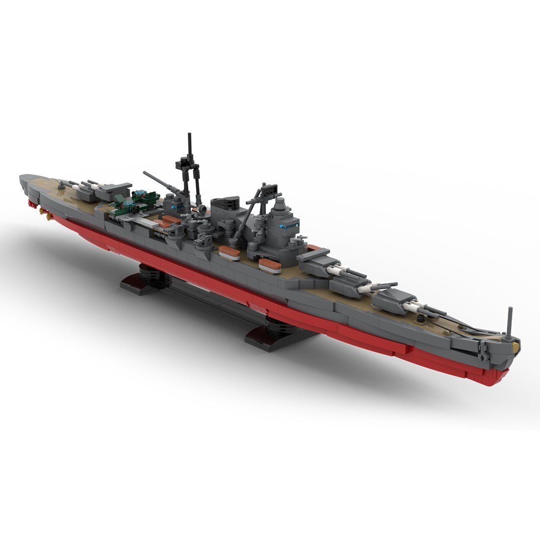 Japanischer Kreuzer Suzuya aus dem Zweiten Weltkrieg klemmbausteine - LesDiy - Klemmbausteine