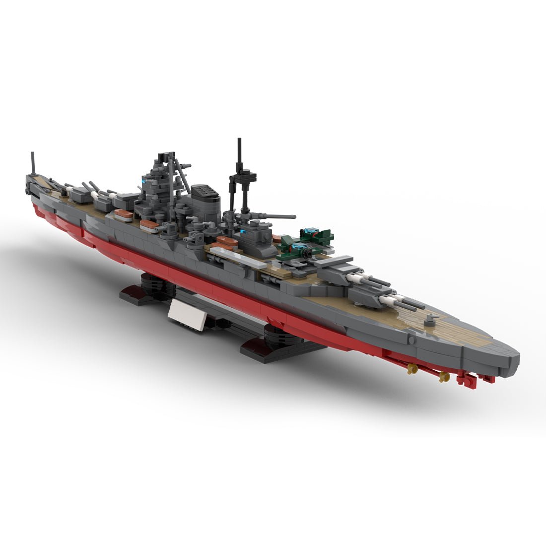 Japanischer Kreuzer Suzuya aus dem Zweiten Weltkrieg klemmbausteine - LesDiy - Klemmbausteine