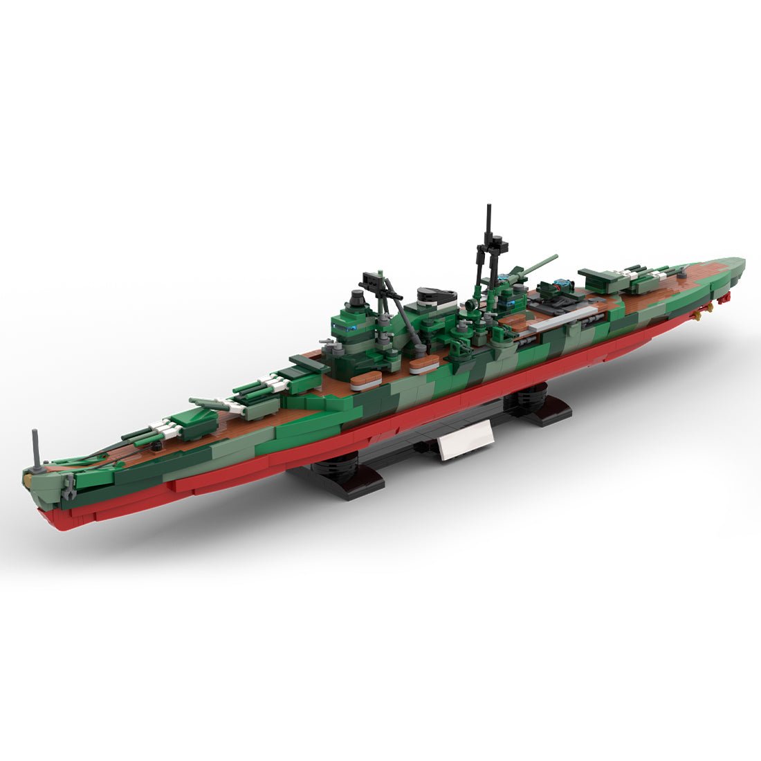 Japanischer schwerer Mikuma - Kreuzer aus dem Zweiten Weltkrieg klemmbausteine - LesDiy - Klemmbausteine