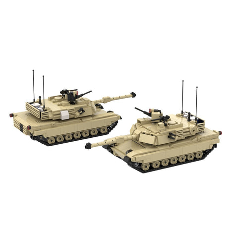 Kampfpanzer M1A2 Klemmbausteine - LesDiy - Klemmbausteine